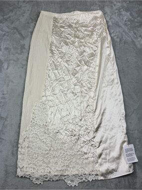 Topshop satin lace patchwork skirt new w tags sz US 6